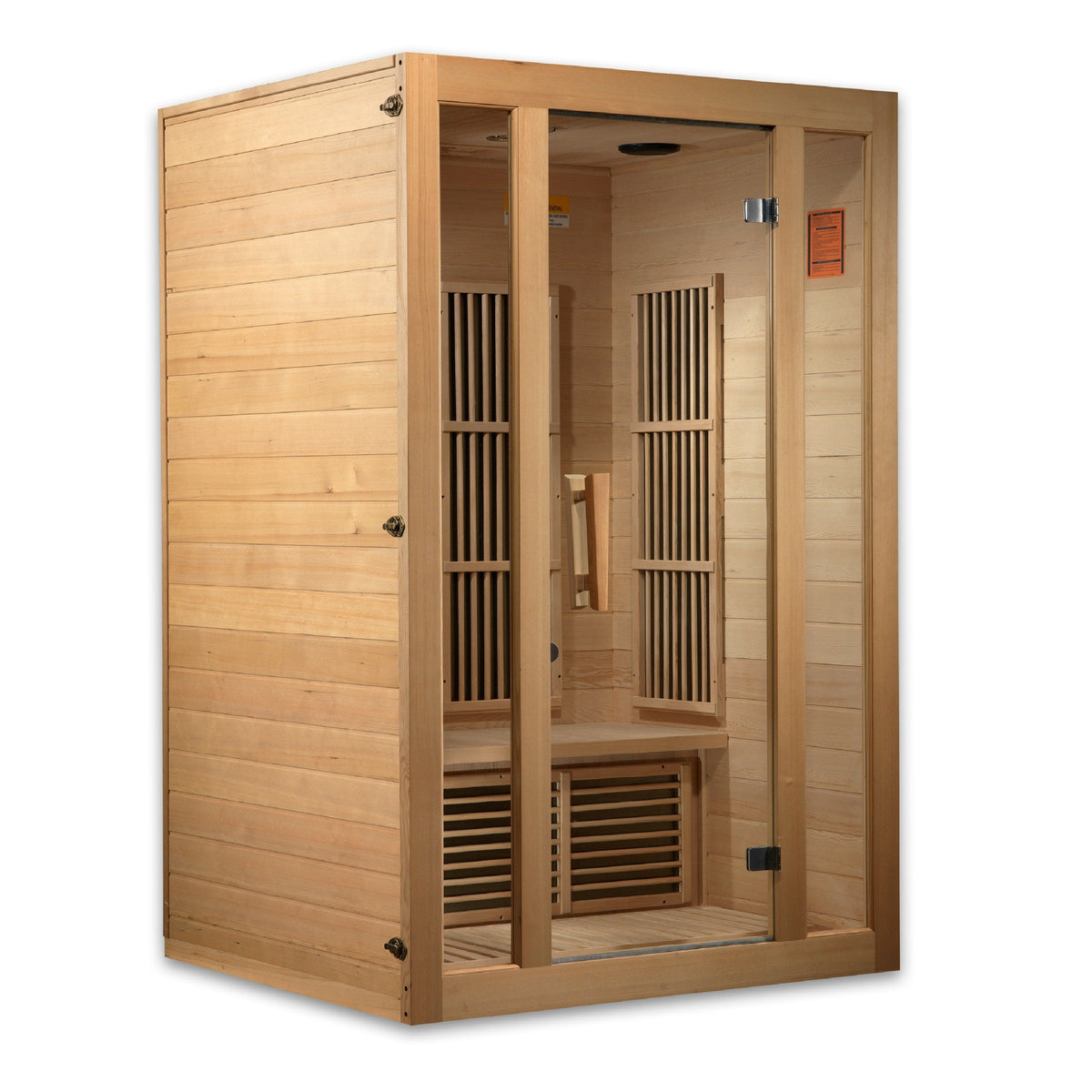 Maxxus "Seattle" 2-Person Low EMF FAR Infrared Sauna Canadian Hemlock MX-J206-01
