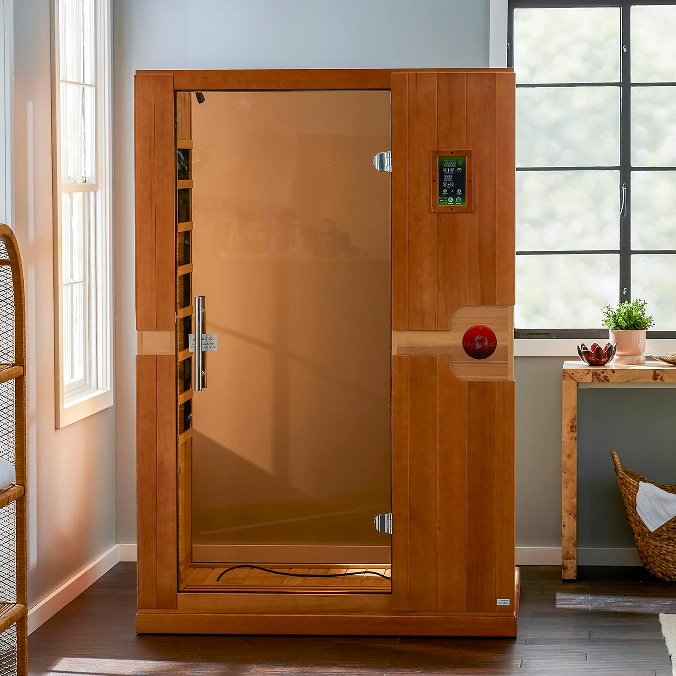 Dynamic "Venice" 2-person Low EMF FAR Infrared Sauna DYN-6210-01