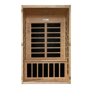 Dynamic "Santiago" 2-person Low EMF FAR Infrared Sauna DYN-6209-01