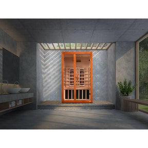 Dynamic "Santiago" 2-person Full Spectrum Near Zero EMF FAR Infrared Sauna DYN-6209-03 FS