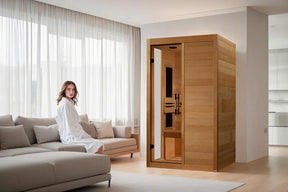 New 2026 Model Dynamic “Lucca” 2 Person Low EMF FAR Infrared Sauna DYN-6215-05