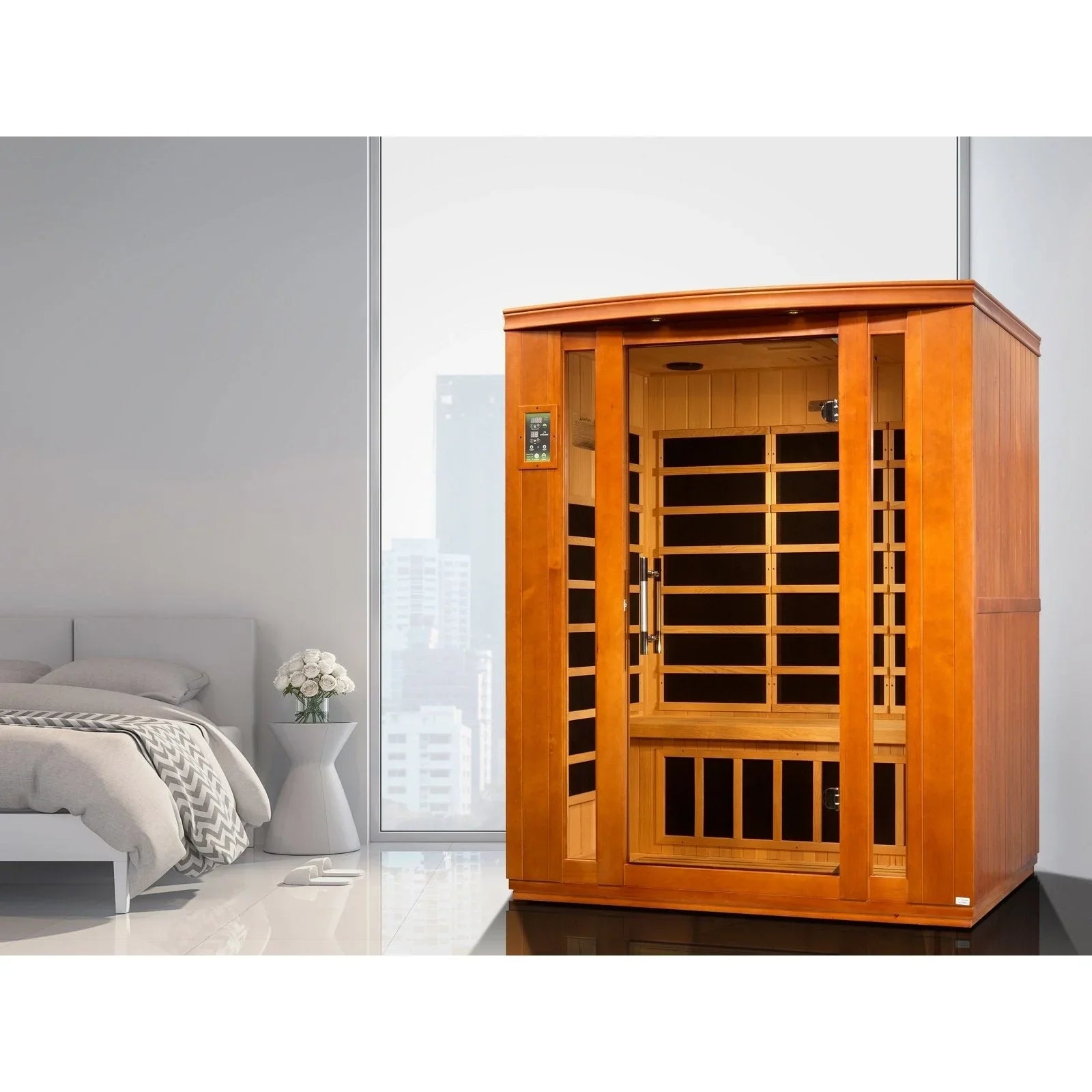 Dynamic "Bellagio" 3-person Low EMF FAR Infrared Sauna - DYN-6306-02