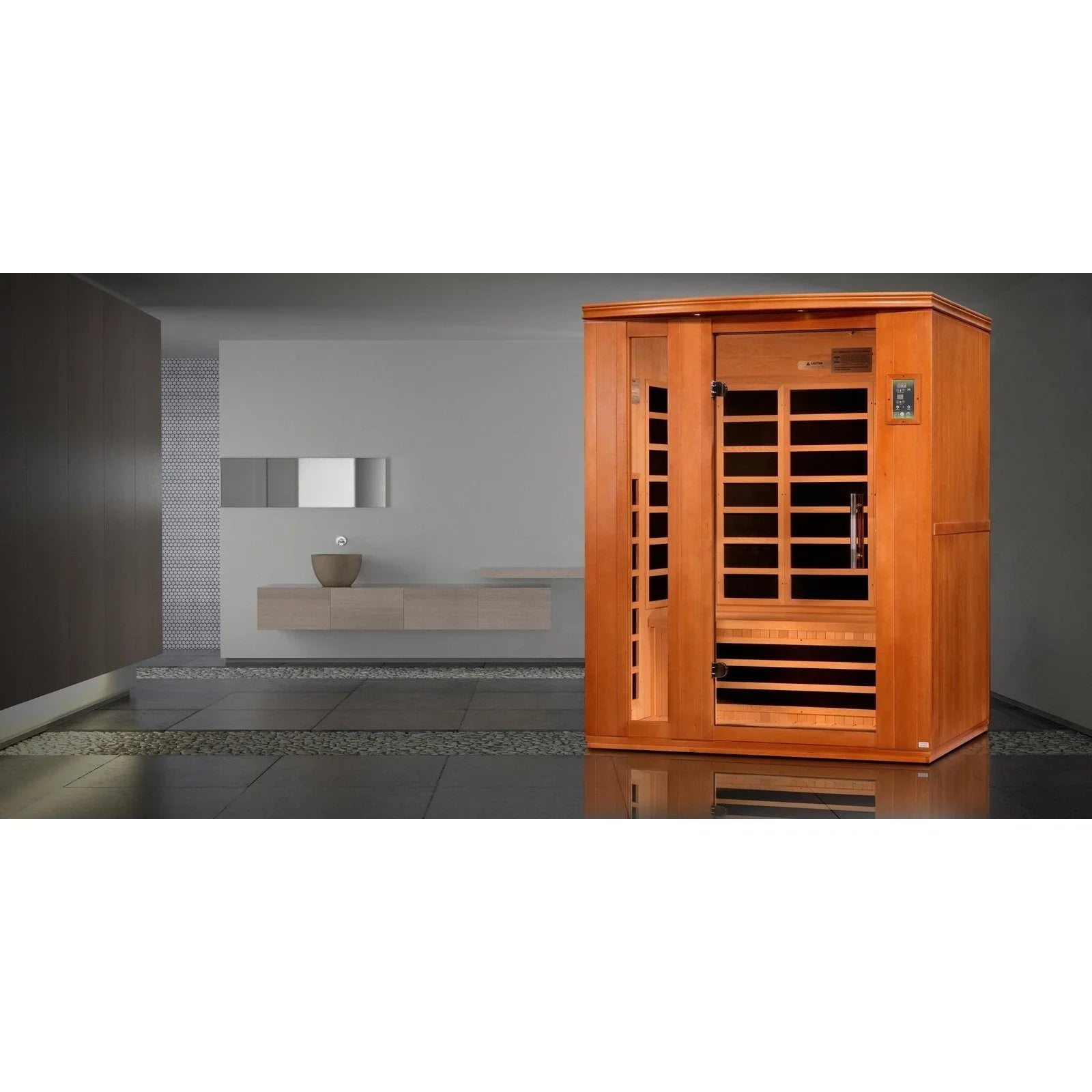 Dynamic Lugano 3-person Ultra Low EMF FAR Infrared Sauna - DYN-6336-02 Elite