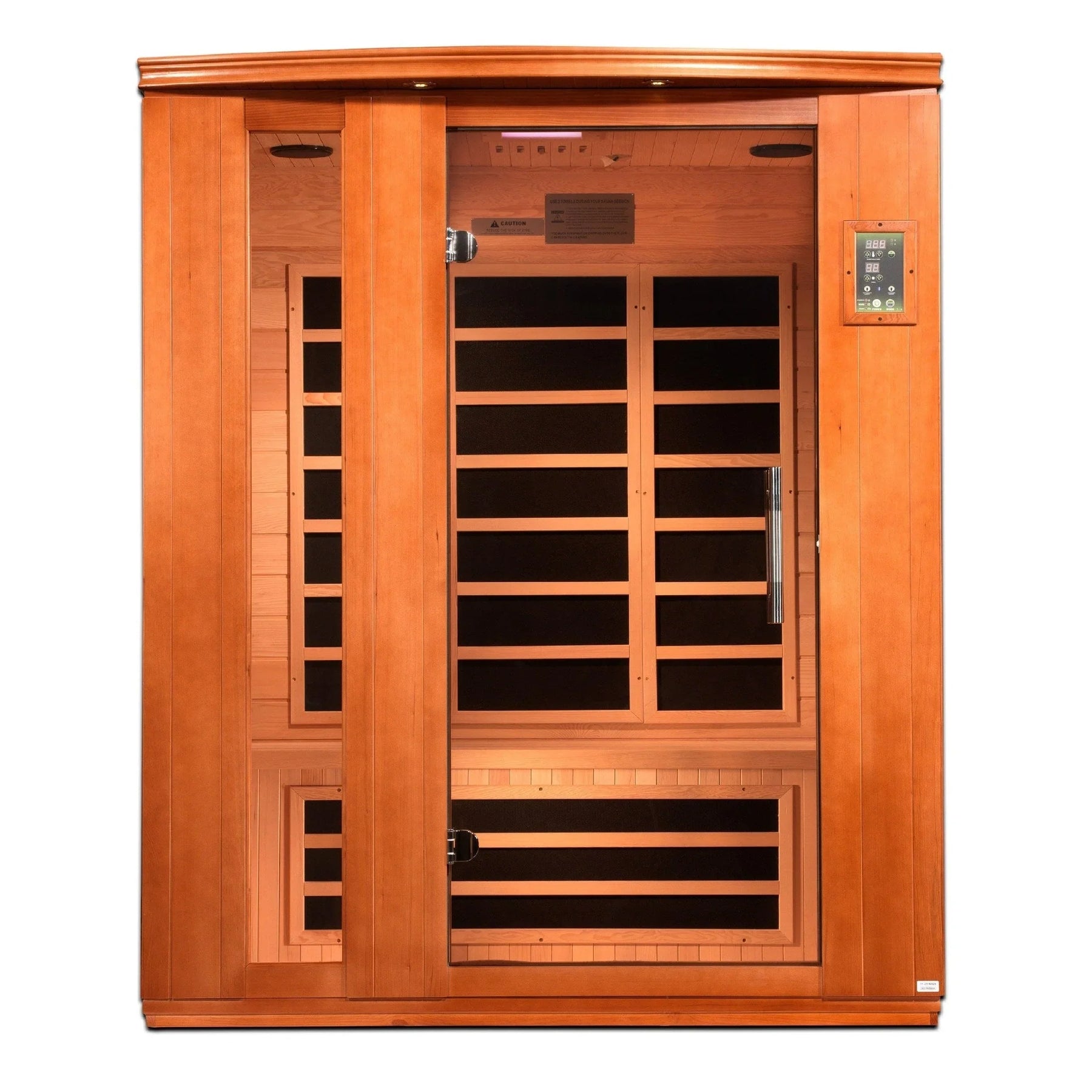 Dynamic Lugano 3-person Ultra Low EMF FAR Infrared Sauna - DYN-6336-02 Elite