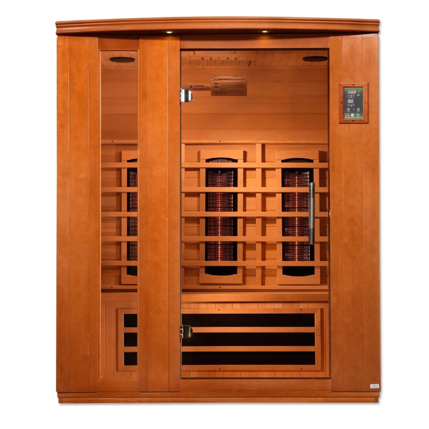 Dynamic "Lugano" 3-Person Full Spectrum  Near Zero EMF FAR Infrared Sauna DYN-6336-03 FS