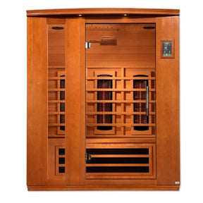 Dynamic "Lugano" 3-Person Full Spectrum  Near Zero EMF FAR Infrared Sauna DYN-6336-03 FS