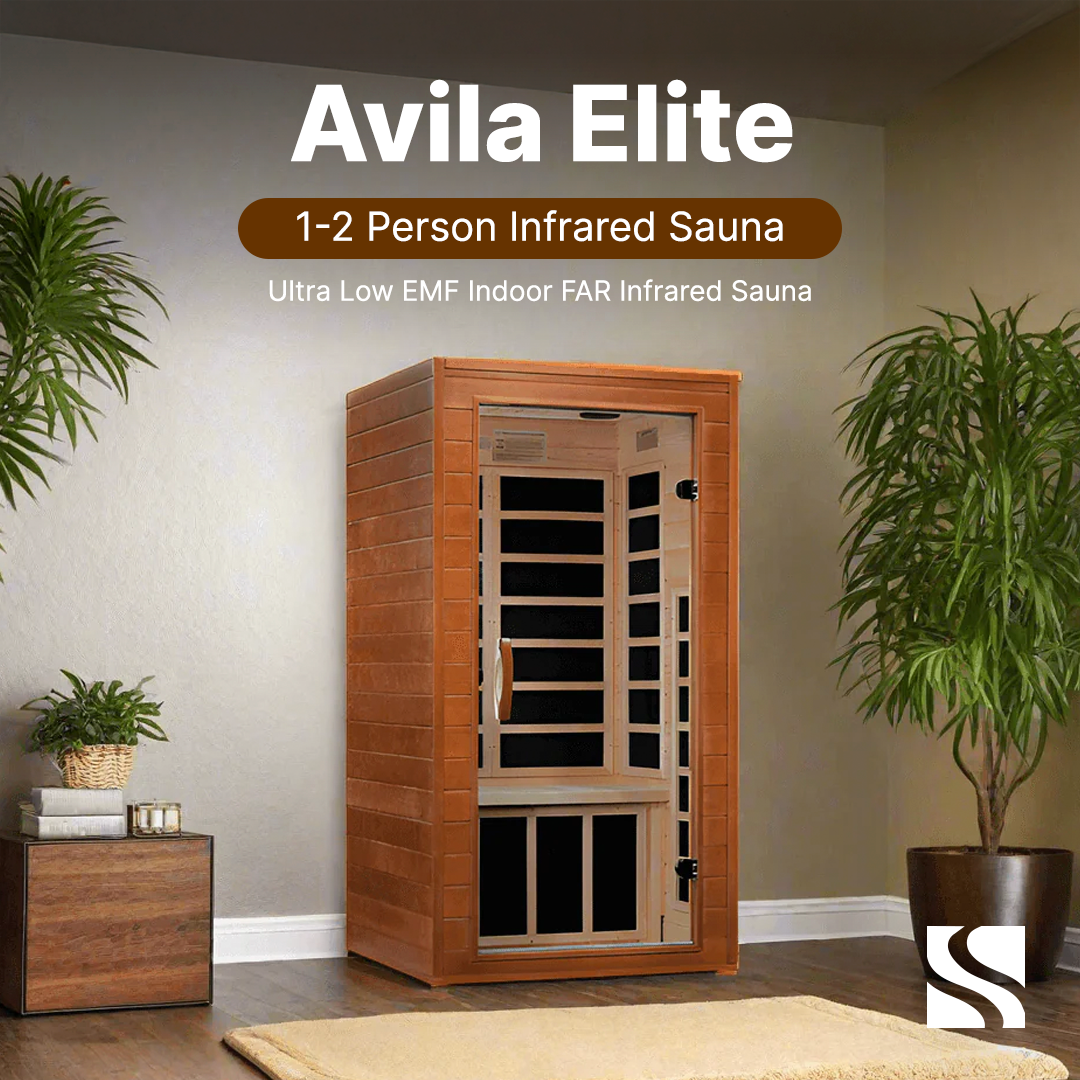 Dynamic Avila Elite 1-2-person Ultra Low EMF FAR Infrared Sauna - DYN-6103-01 Elite