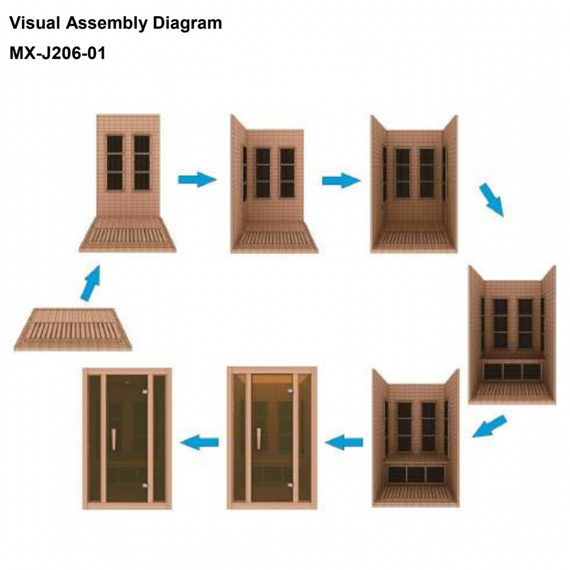 Maxxus Seattle 2-Person Near Zero EMF (Under 2MG) FAR Infrared Sauna Canadian Hemlock MX-J206-01-ZF