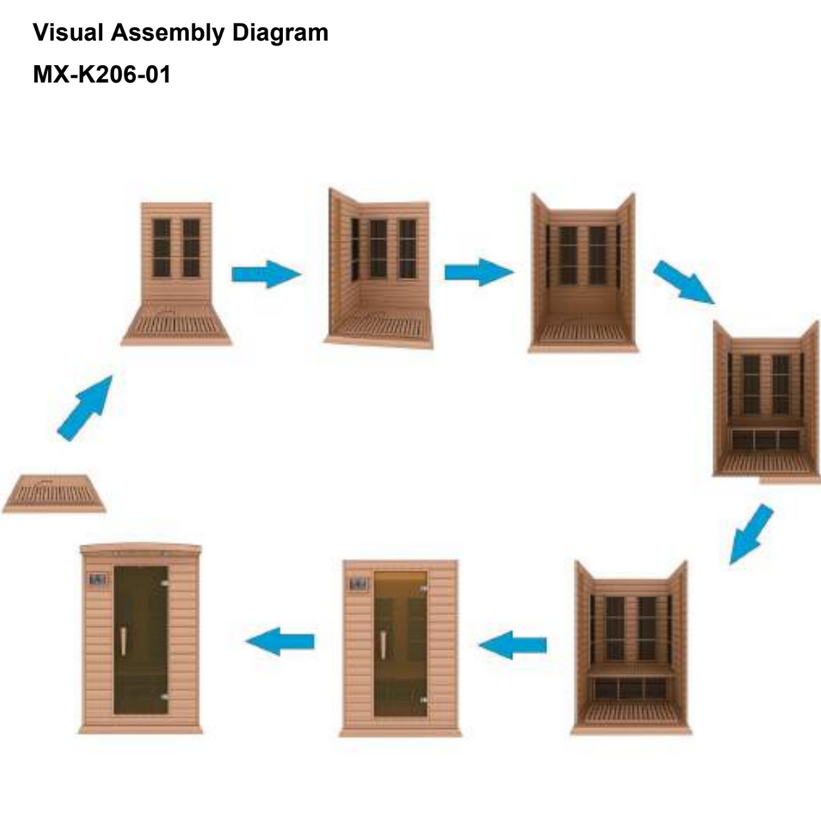 Maxxus 2-Person Near Zero EMF FAR Infrared Sauna Canadian Hemlock MX-K206-01-ZF