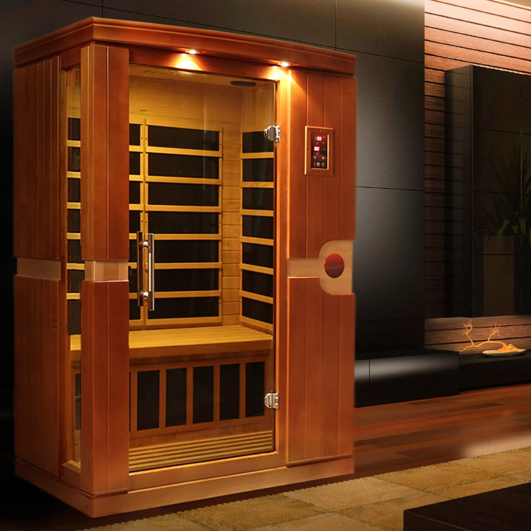 Dynamic "Venice" 2-person Low EMF FAR Infrared Sauna DYN-6210-01
