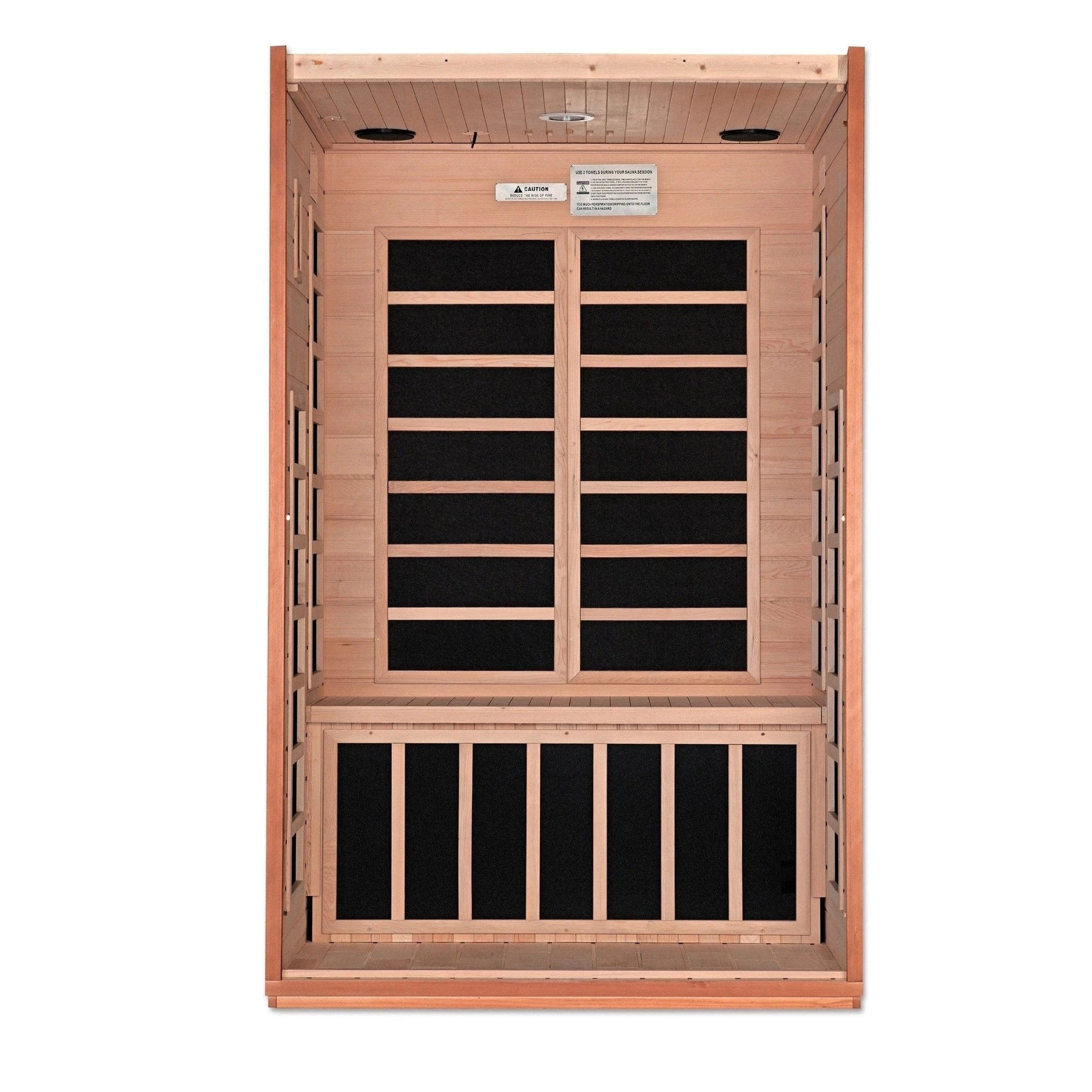Dynamic "Cordoba" 2-person Low EMF FAR Infrared Sauna - DYN-6203-01