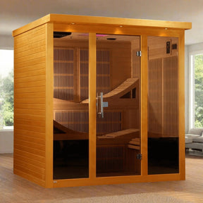Dynamic Monaco 6-person Ultra Low EMF FAR Infrared Sauna - DYN-6996-01 Elite