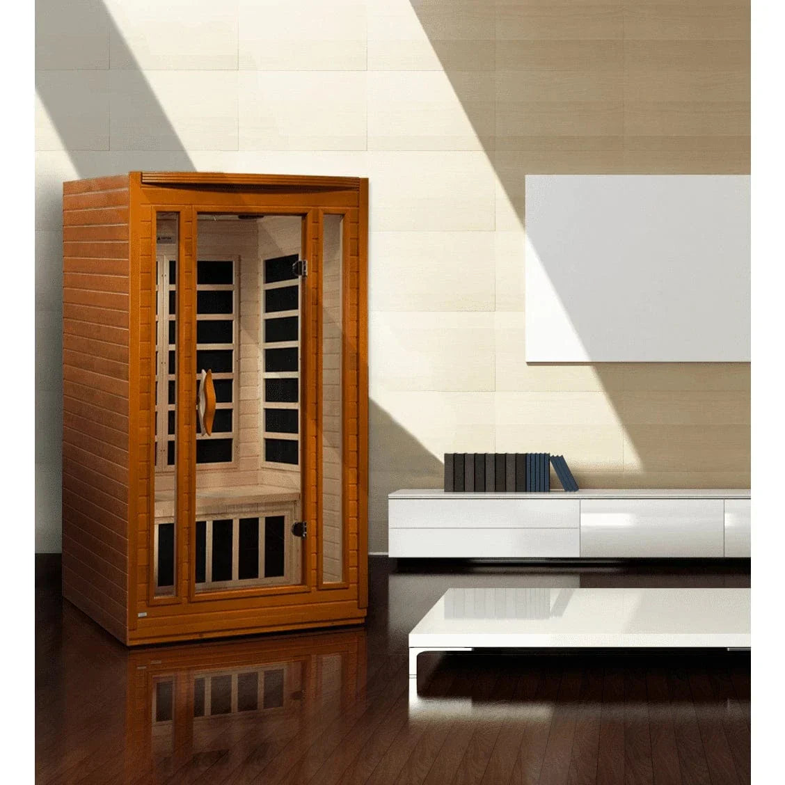 Dynamic "San Marino" 2-person Low EMF FAR Infrared Sauna DYN-6206-01