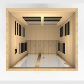 Dynamic "Santiago" 2-person Low EMF FAR Infrared Sauna DYN-6209-01