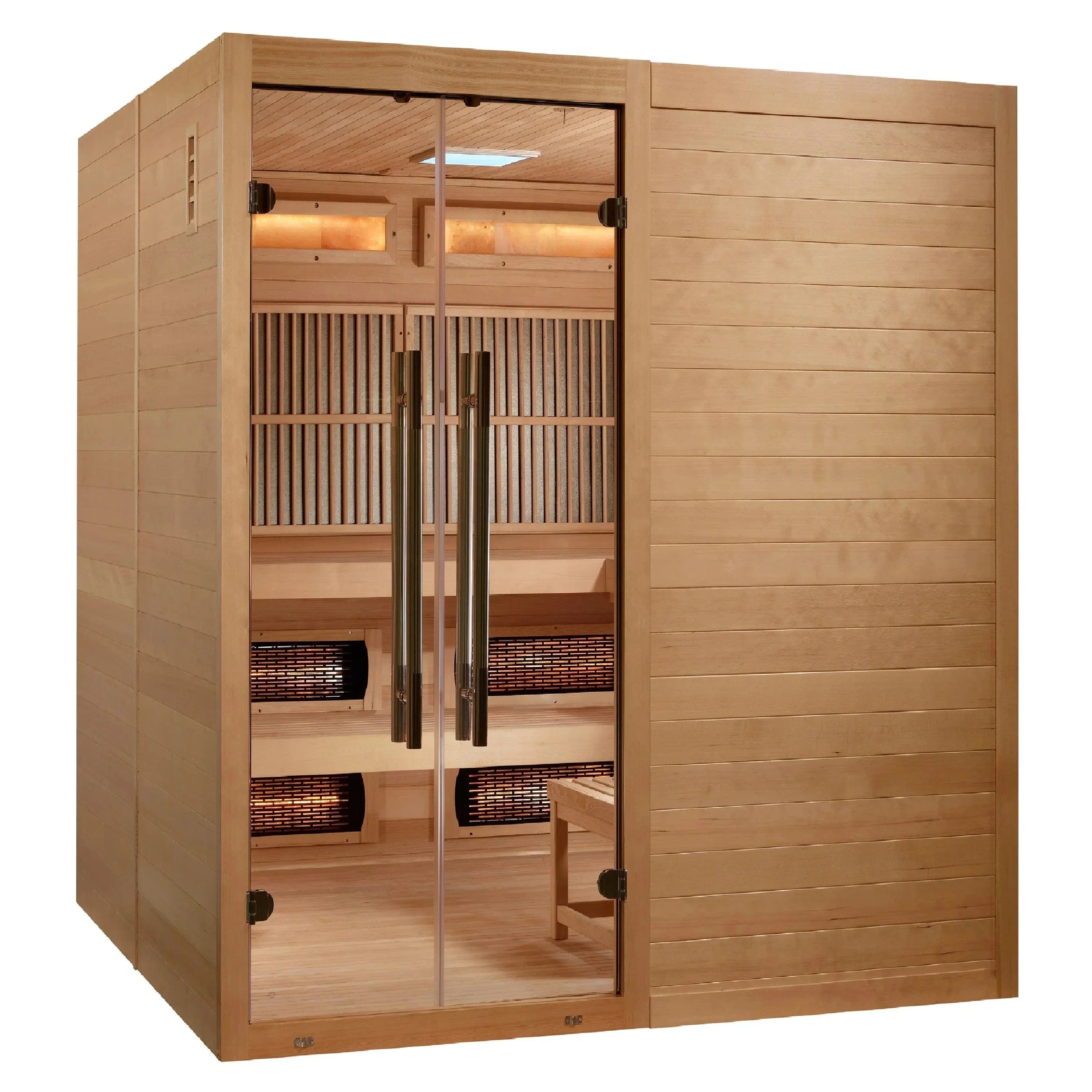 Golden Designs 2025 Toledo GDI-8360-01 6 Person Hybrid Indoor Sauna.