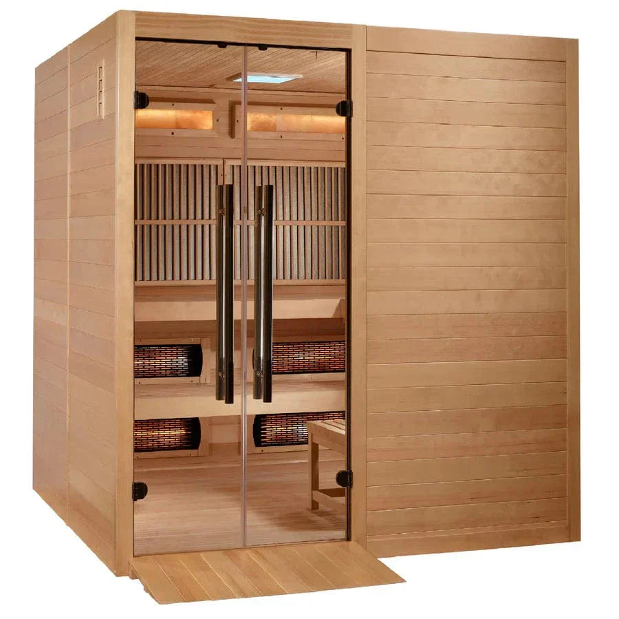 Golden Designs 2025 Toledo GDI-8360-01 6 Person Hybrid Indoor Sauna.
