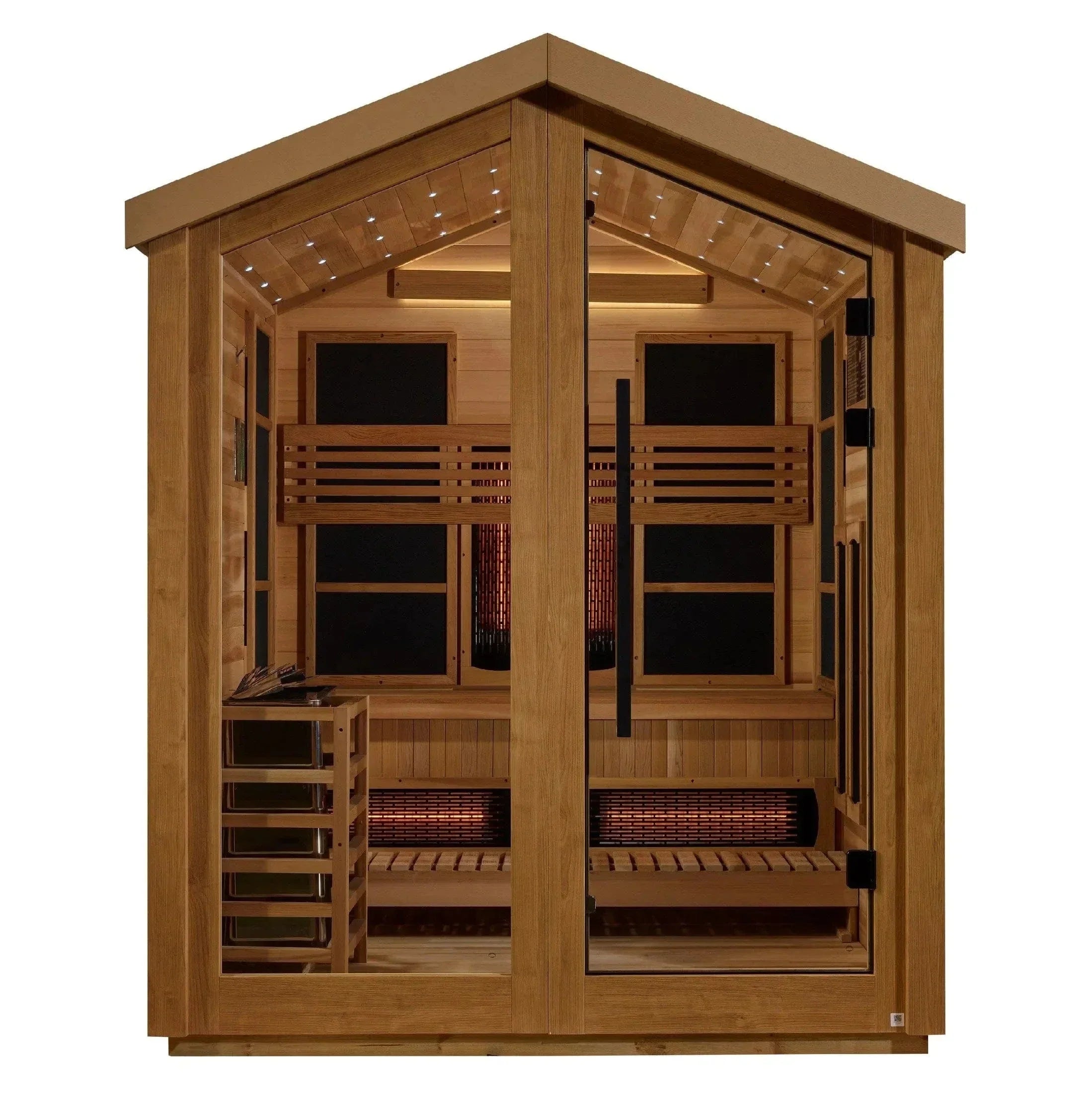 Golden Designs Loviisa 3 Person Hybrid Outdoor Sauna GDI-8523-01