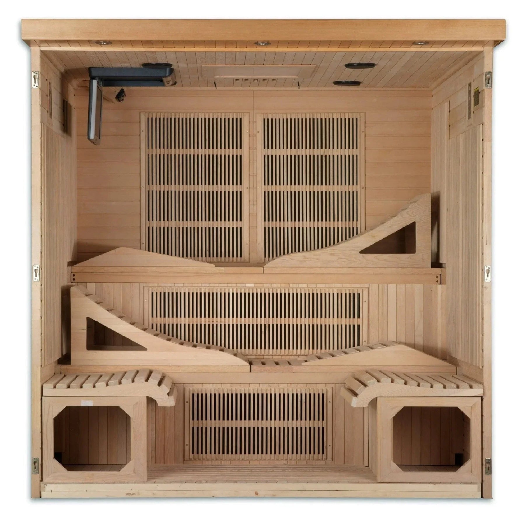 Golden Designs "Monaco" 6-person PureTech™ Near Zero EMF FAR Infrared Sauna - GDI-6996-01