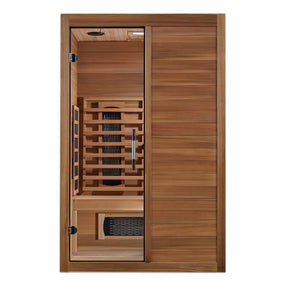 Maxxus 2-Person S-Line Full Spectrum Infrared Sauna - Pacific Cedar MX-S206-01-FS-PC