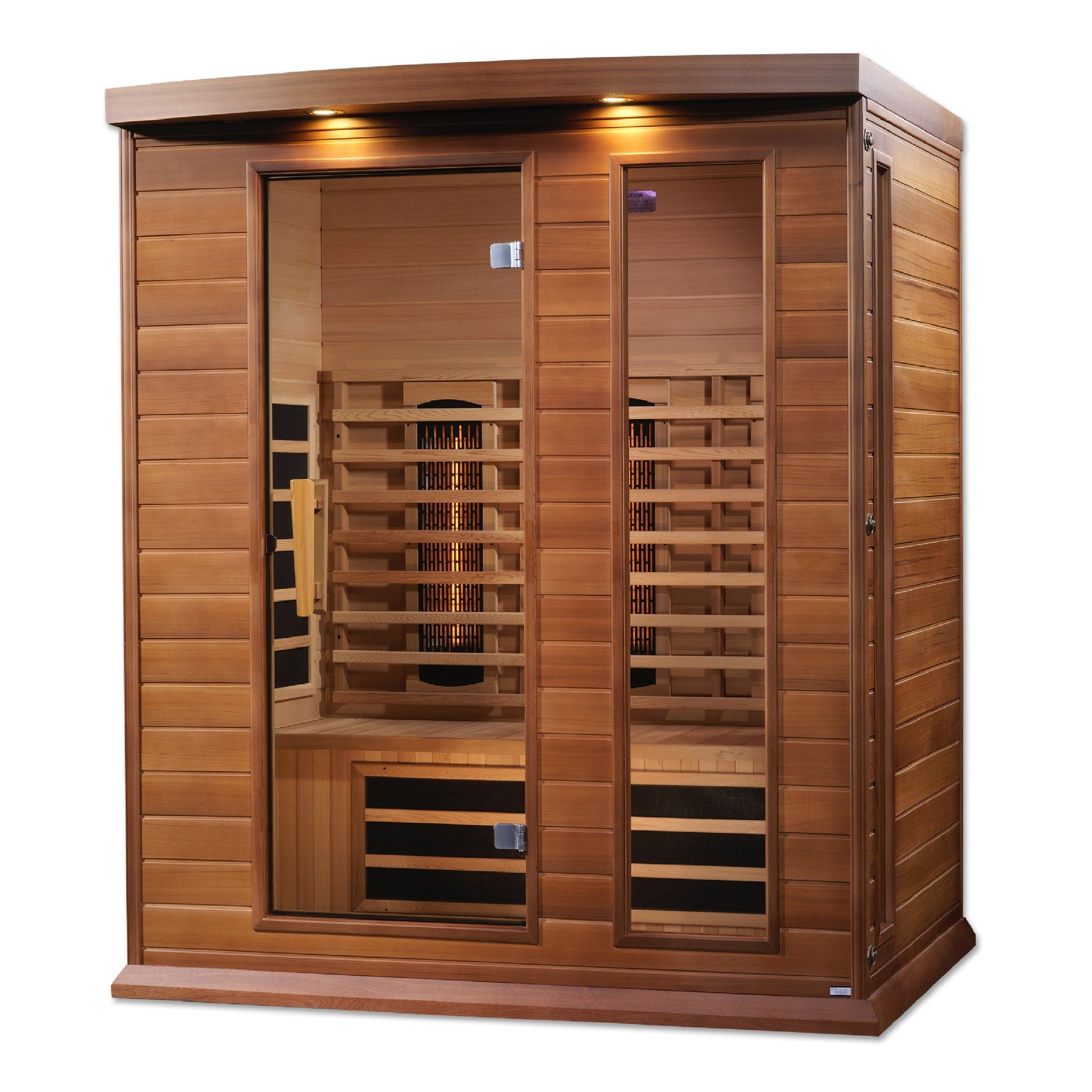 Maxxus 3-Person Full Spectrum Infrared Sauna - Canadian Red Cedar  MX-M306-01-FS CED