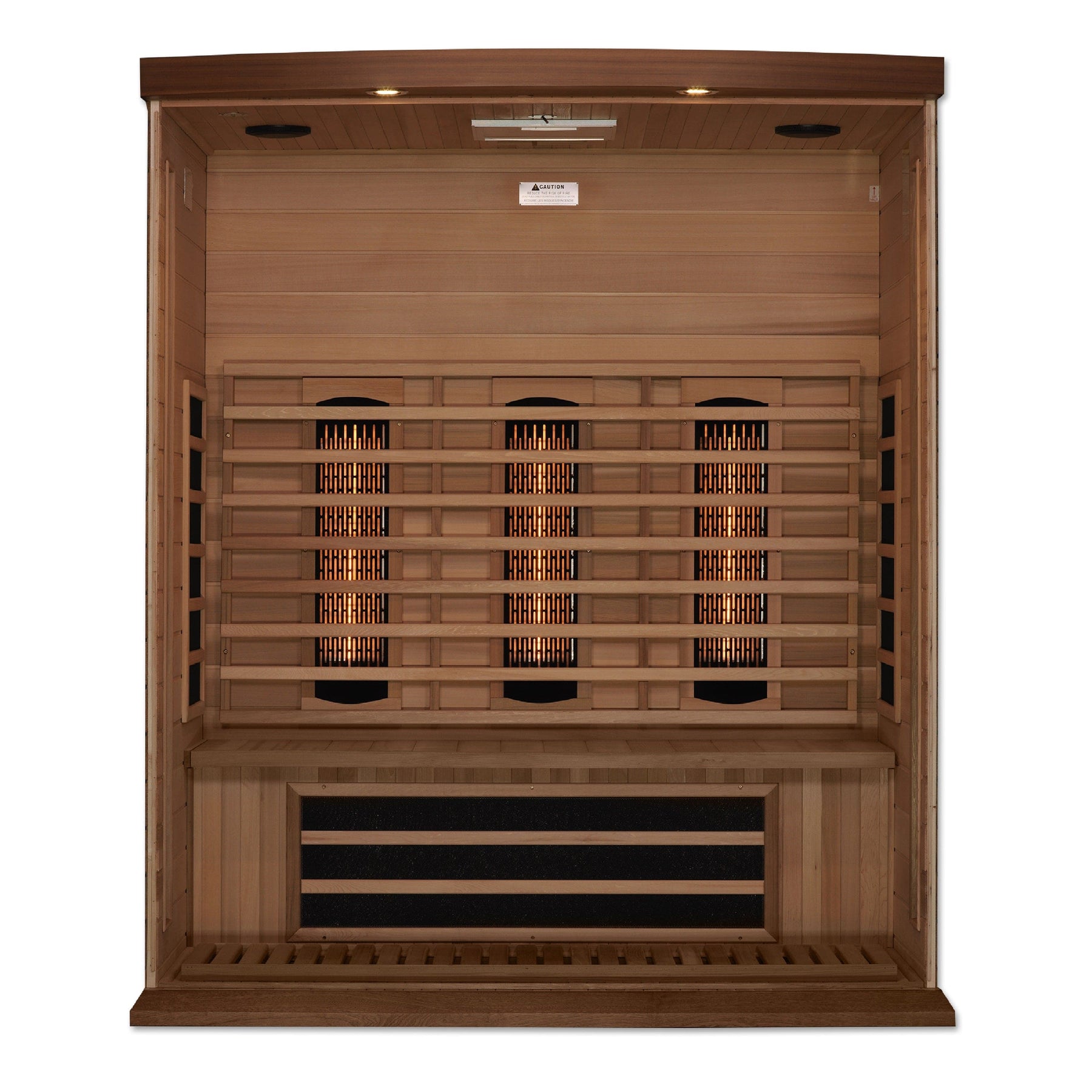 Maxxus 3-Person Full Spectrum Infrared Sauna - Canadian Red Cedar  MX-M306-01-FS CED