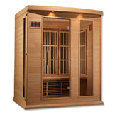 Maxxus 3-Person Low EMF FAR Infrared Sauna Canadian Hemlock MX-K306-01