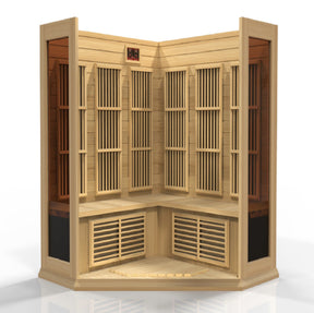 Maxxus 3-Person Low EMF FAR Infrared Sauna Canadian Hemlock MX-K356-01