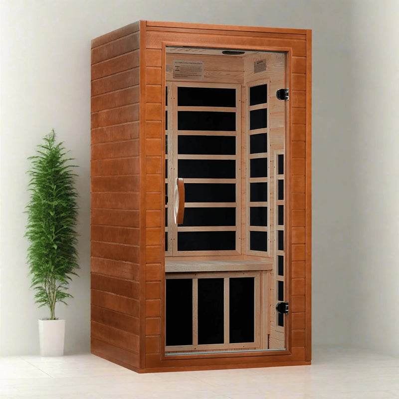 Dynamic Avila Elite 1-2-person Ultra Low EMF FAR Infrared Sauna - DYN-6103-01 Elite