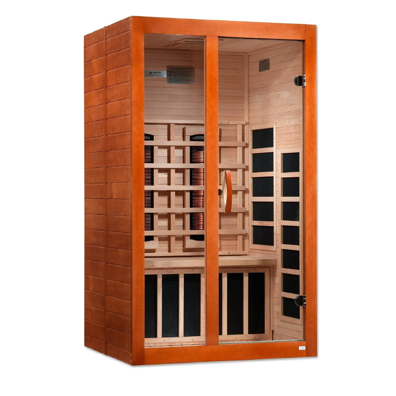 Dynamic "Santiago" 2-person Full Spectrum Near Zero EMF FAR Infrared Sauna DYN-6209-03 FS