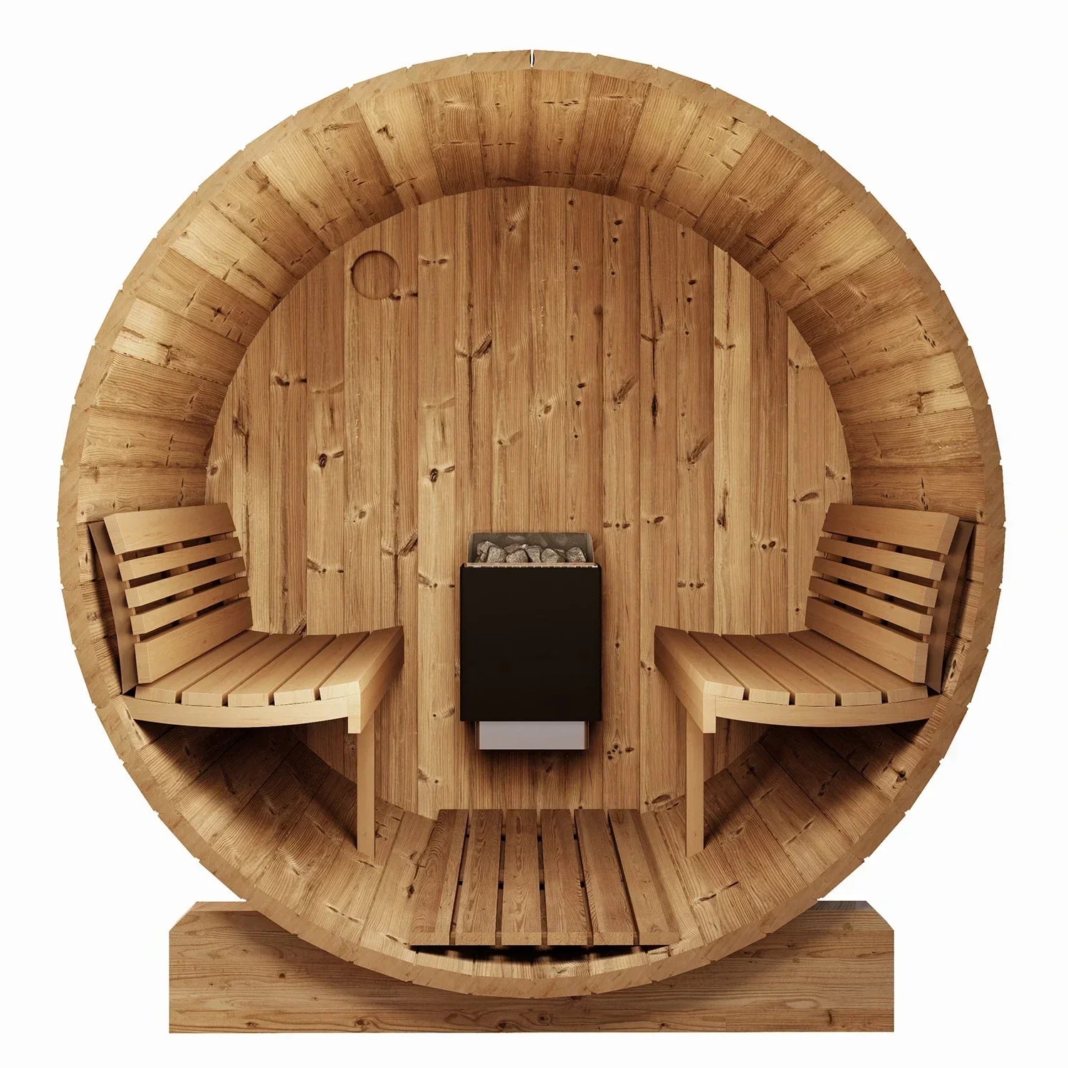 SaunaLife Model E6 3 Person Barrel Sauna